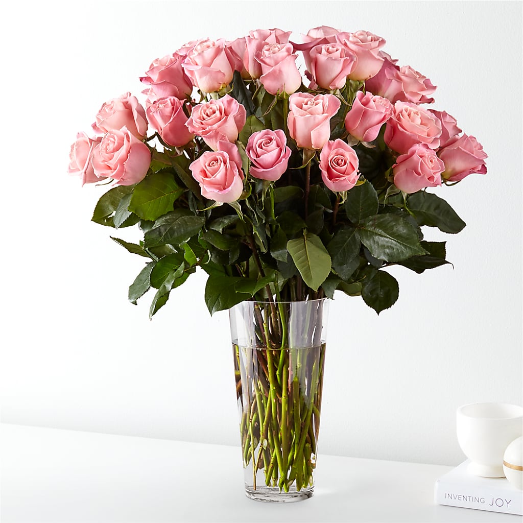 Long Stem Pink Rose Bouquet – Eventos Galindo, Chicago IL