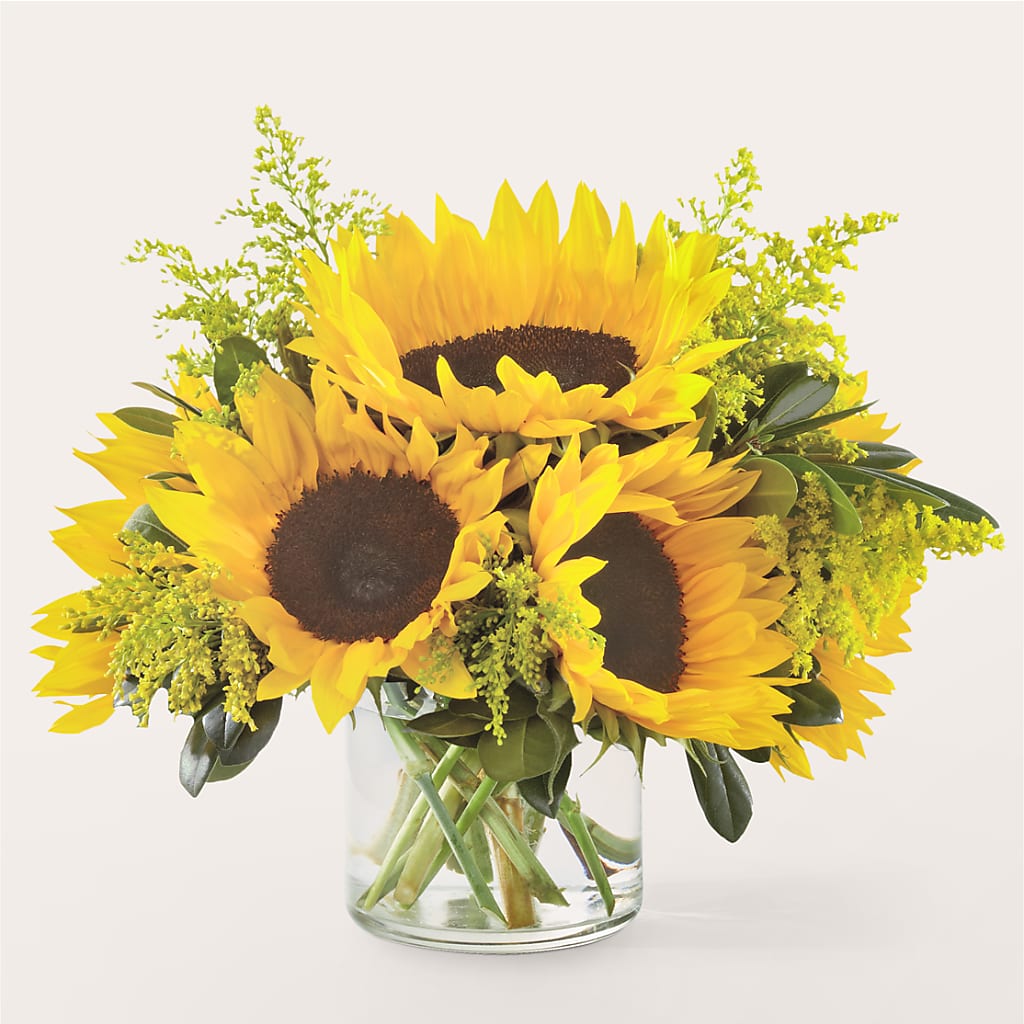 Beaming Sunflower Bouquet – Eventos Galindo, Chicago IL