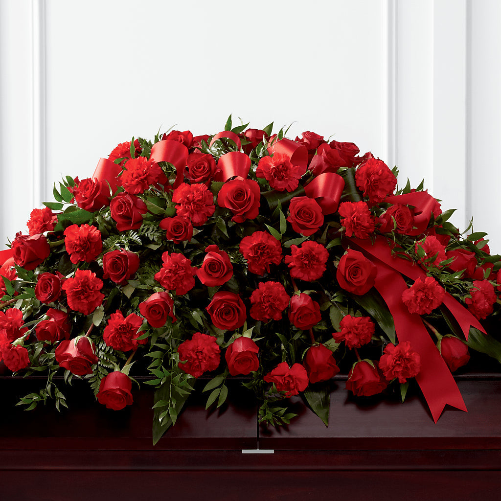 Tribute of Life Casket Spray – Eventos Galindo, Chicago IL