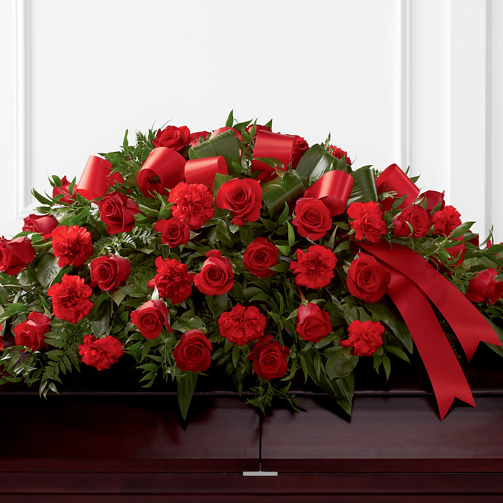 Tribute of Life Casket Spray – Eventos Galindo, Chicago IL