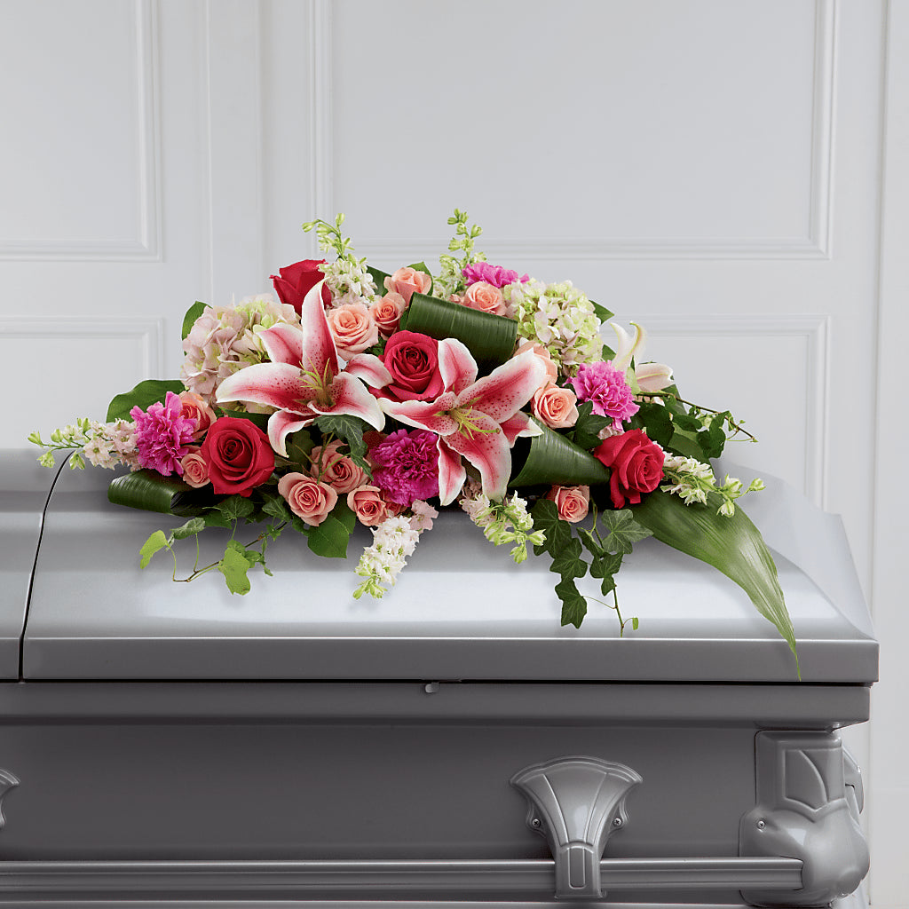 Splendid Grace Casket Spray – Eventos Galindo, Chicago IL