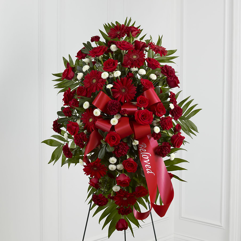 Treasured Memories Standing Spray – Eventos Galindo, Chicago IL