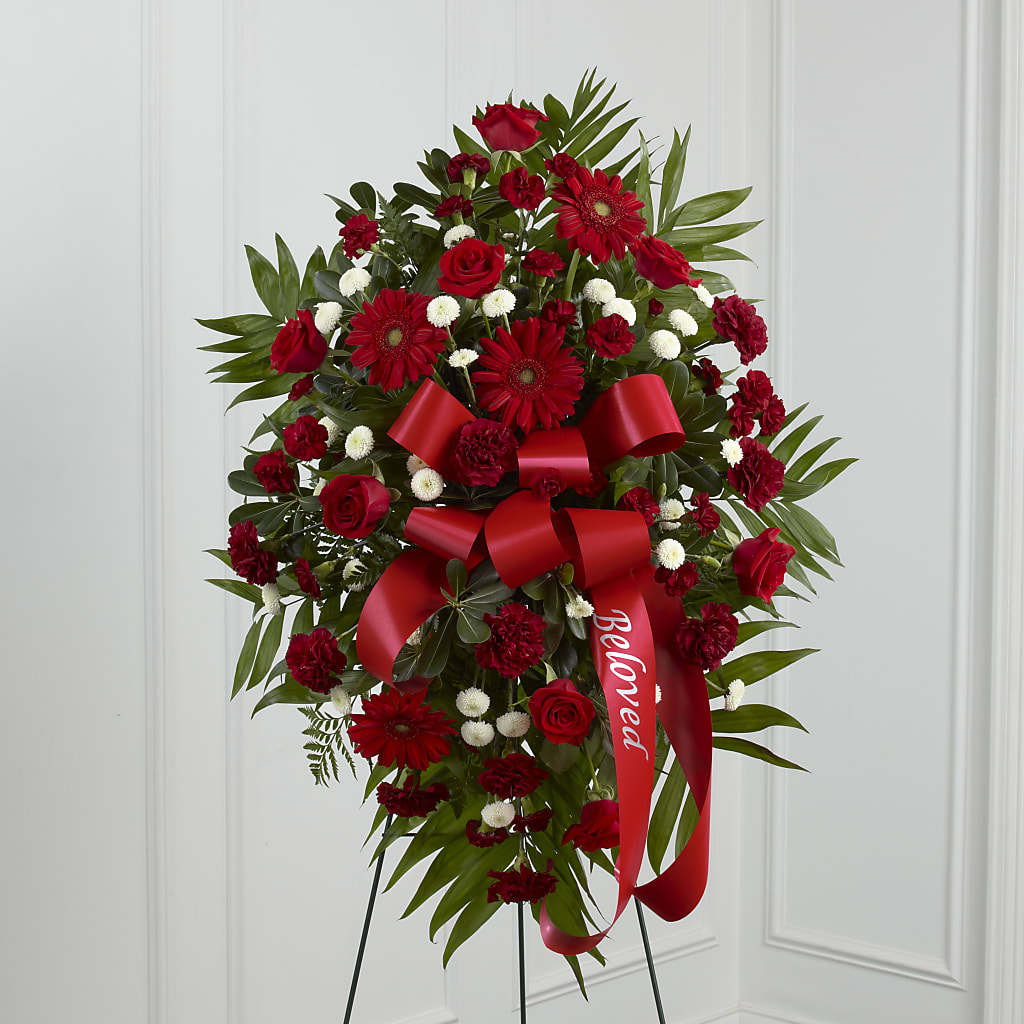 Treasured Memories Standing Spray – Eventos Galindo, Chicago IL