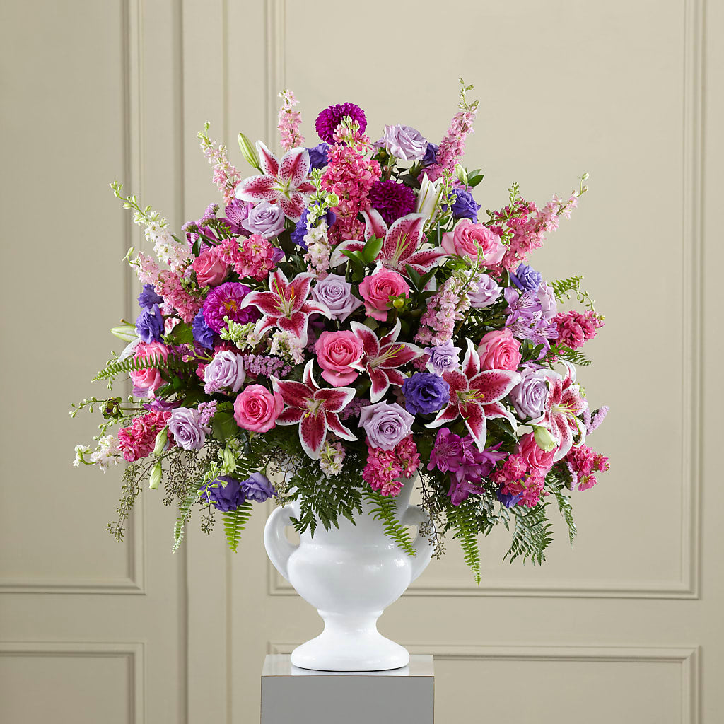 Peaceful Tribute Arrangement – Eventos Galindo, Chicago IL