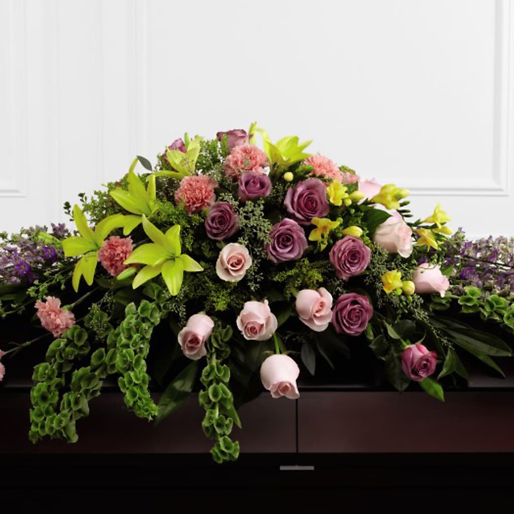 Forever Beloved Casket Spray – Eventos Galindo, Chicago IL