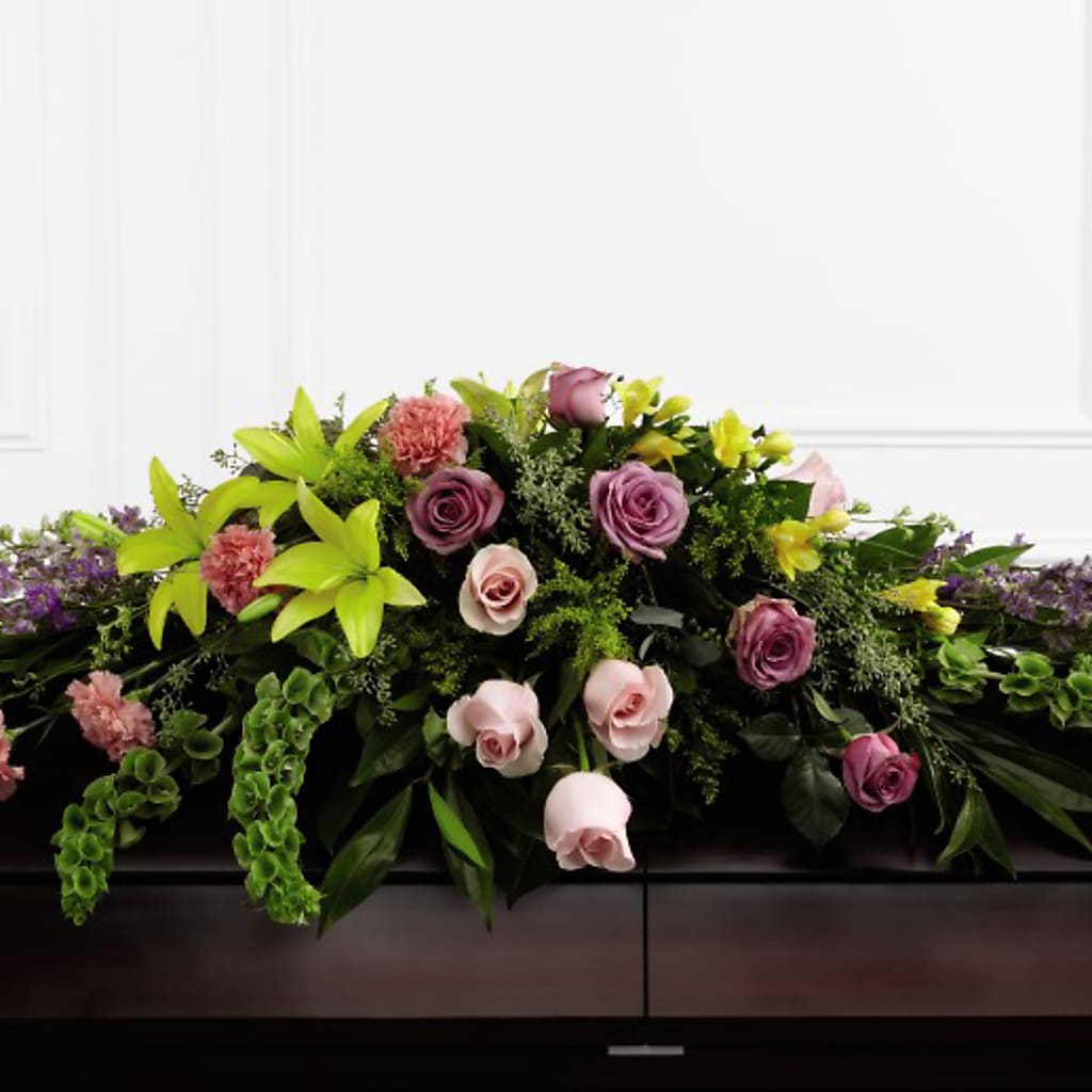 Forever Beloved Casket Spray – Eventos Galindo, Chicago IL