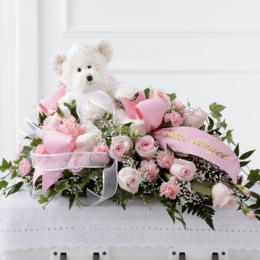 Touch of Sympathy Casket Spray – Eventos Galindo, Chicago IL