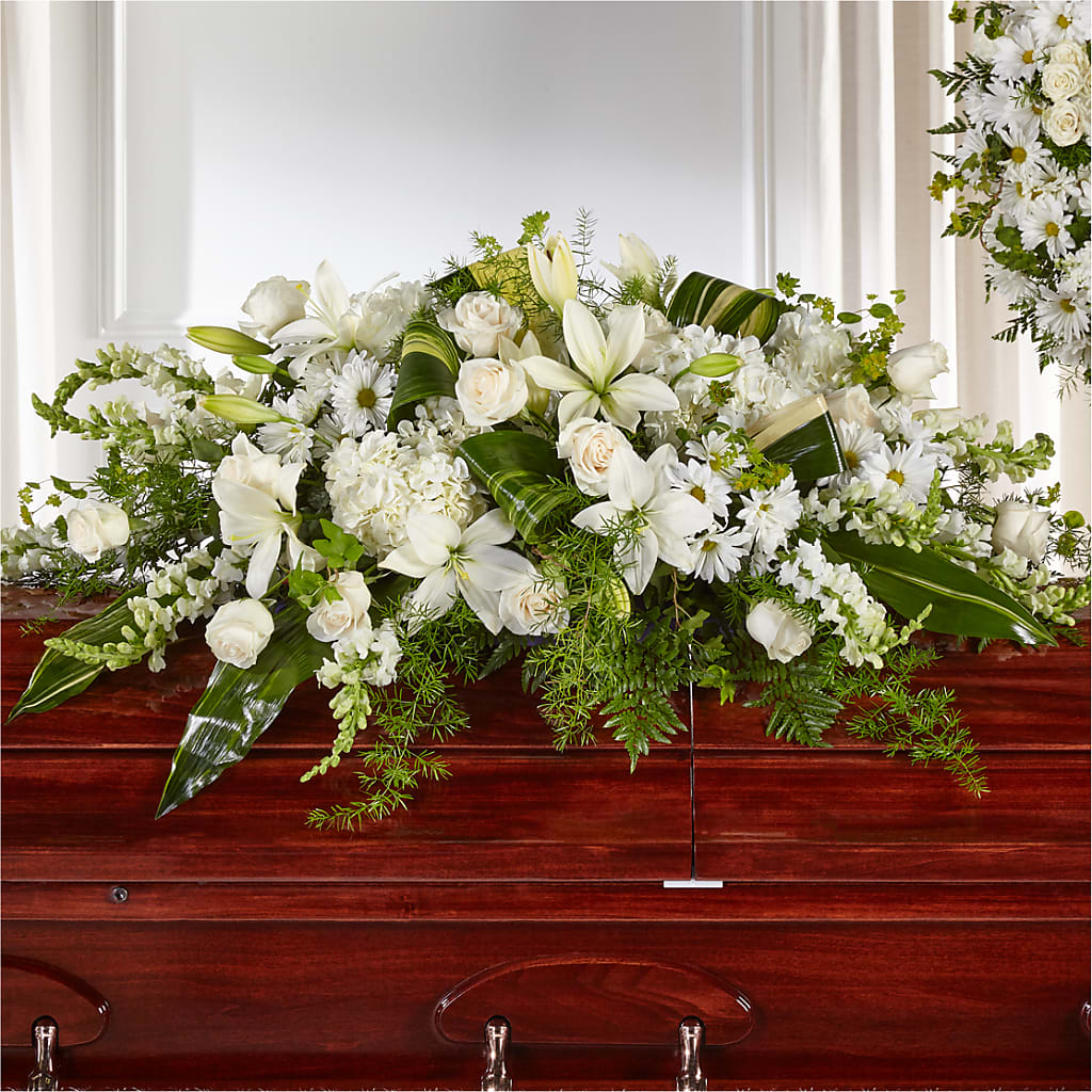Abundance Casket Spray – Eventos Galindo, Chicago IL