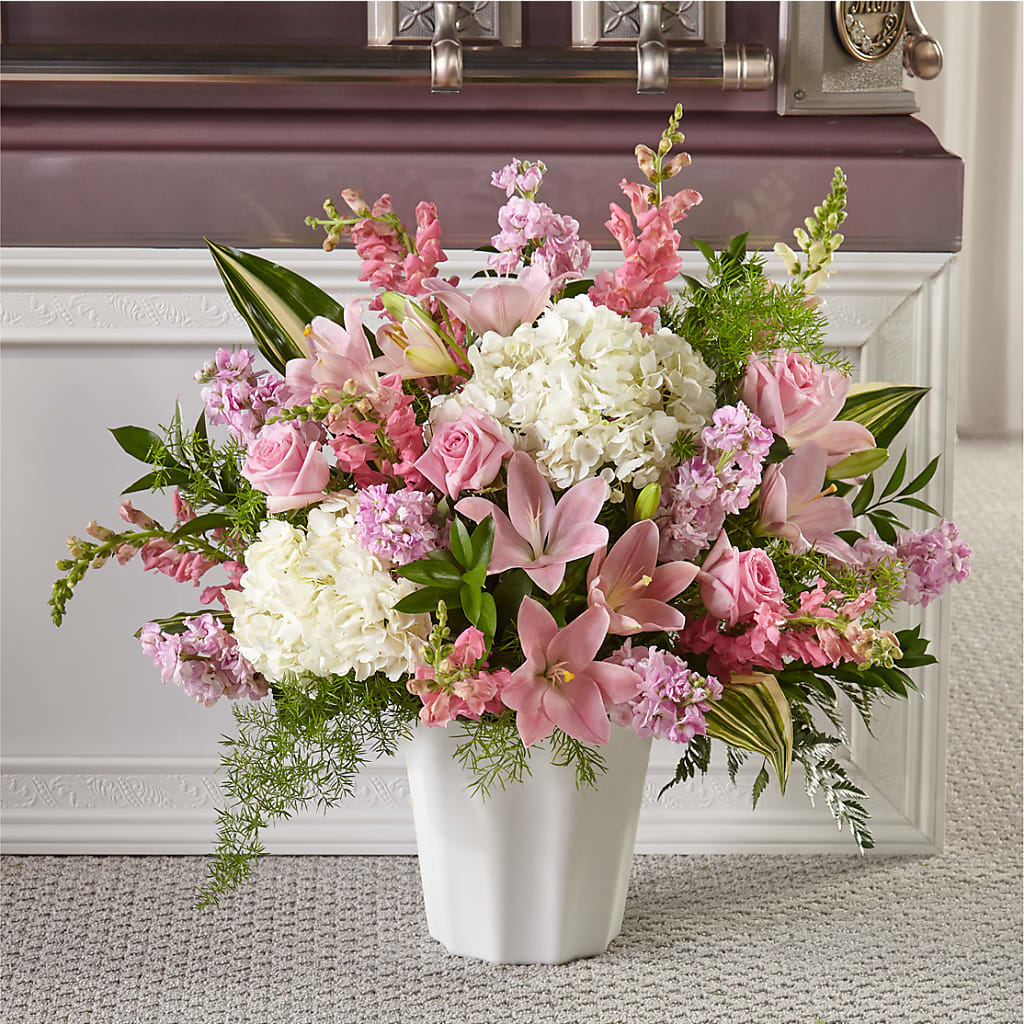Simply Serene Floor Basket – Eventos Galindo, Chicago IL
