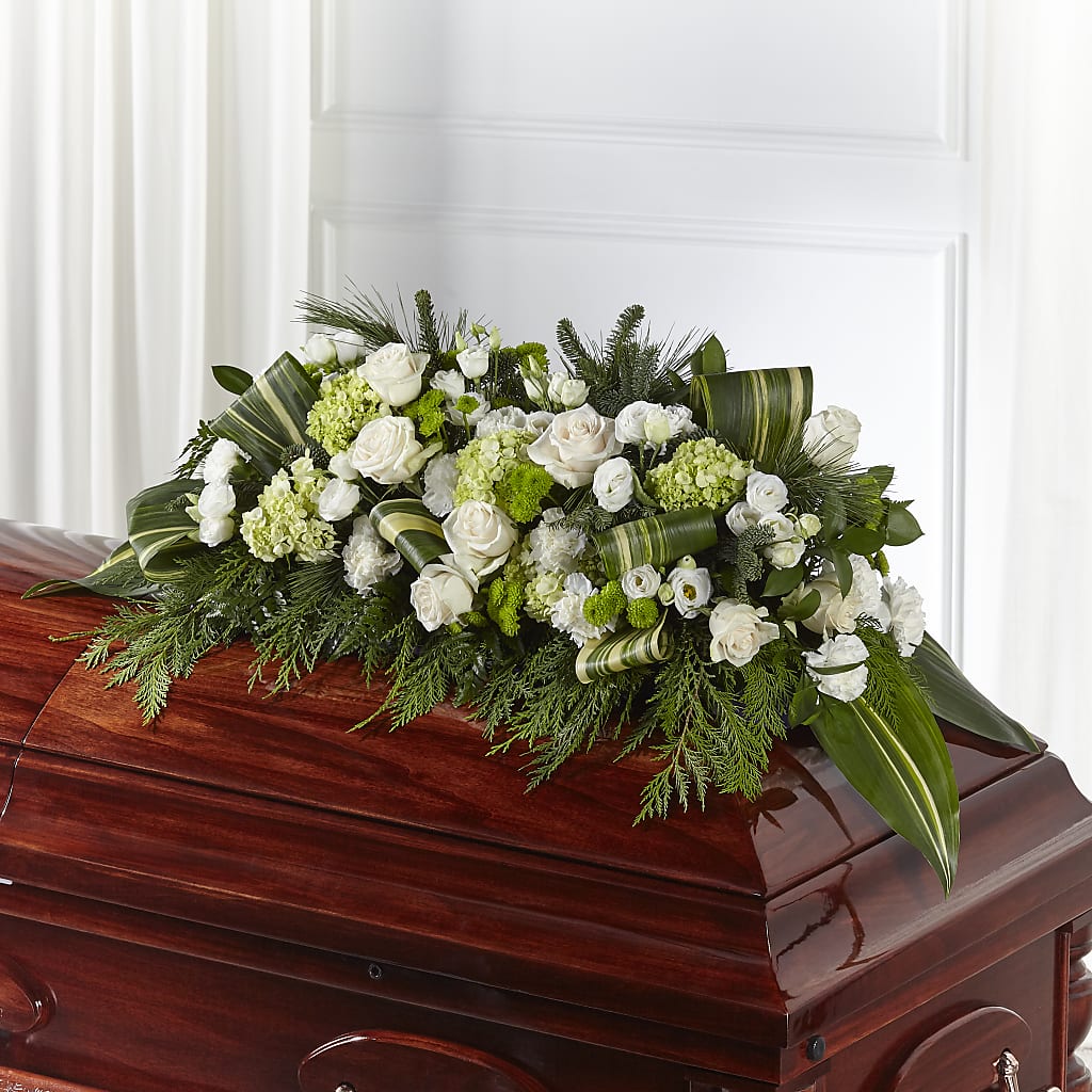 Hopeful Gesture Casket Spray – Eventos Galindo, Chicago IL