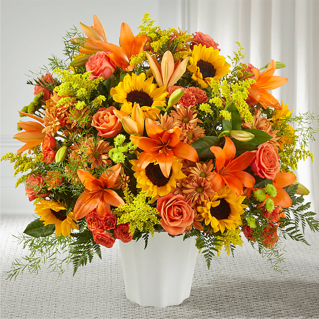 Harvest Thoughts Floor Basket – Eventos Galindo, Chicago IL