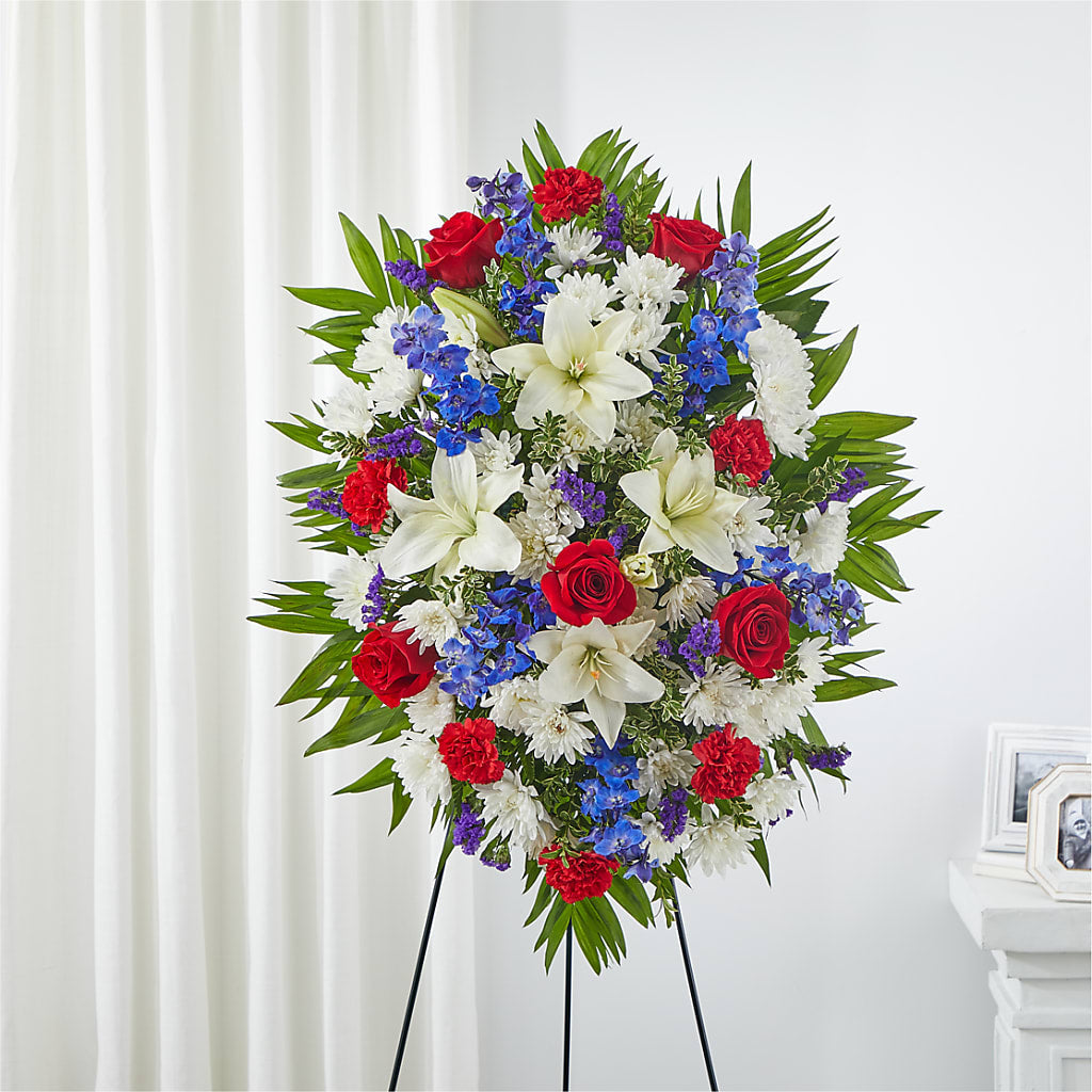 Cherished Service Standing Spray – Eventos Galindo, Chicago IL