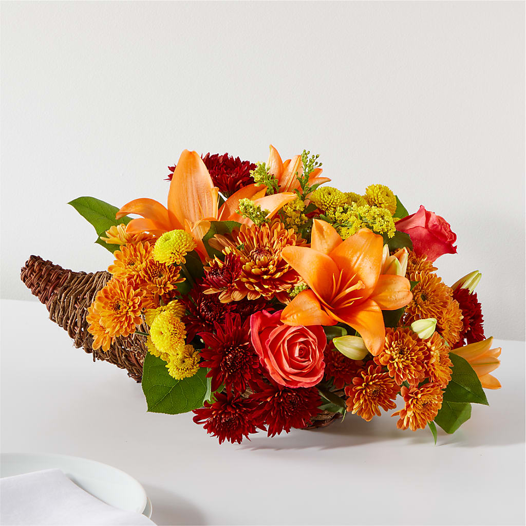 Bouquet of Blessings Cornucopia – Eventos Galindo, Chicago IL