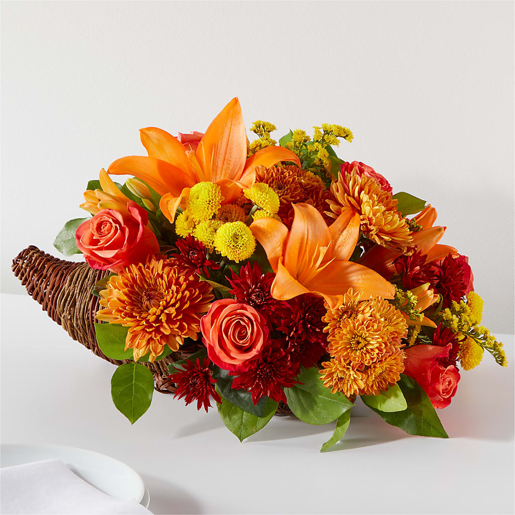 Bouquet of Blessings Cornucopia – Eventos Galindo, Chicago IL