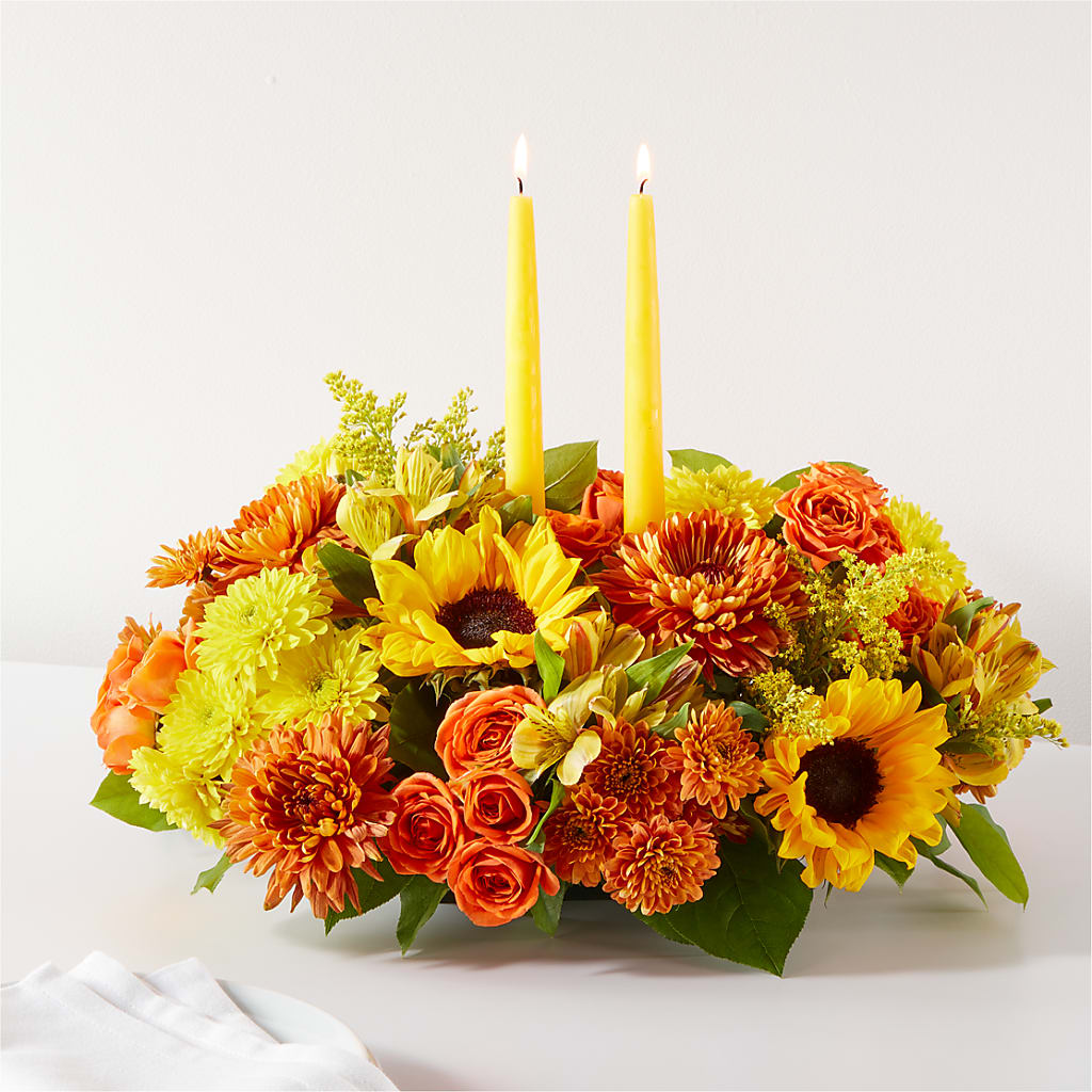 Autumn Harmony Centerpiece – Eventos Galindo, Chicago IL