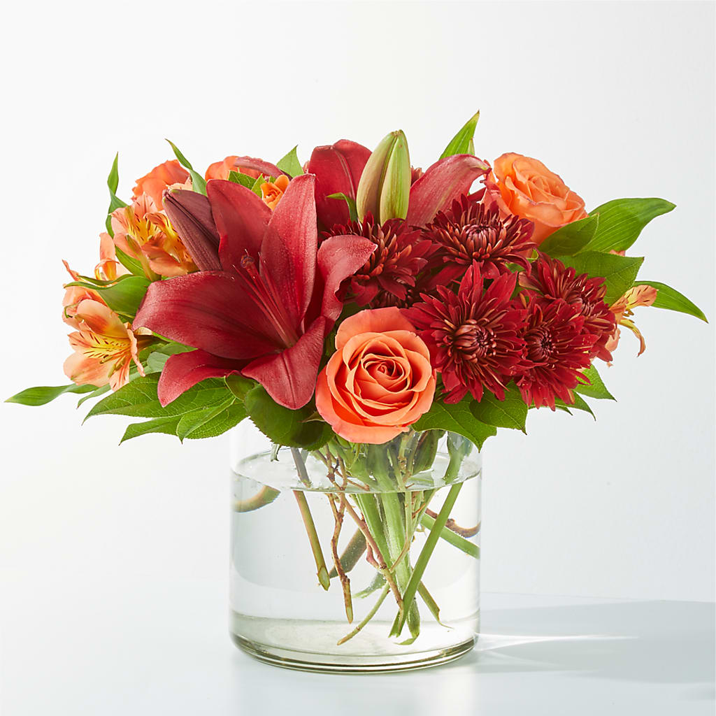 Crimson Leaves Bouquet – Eventos Galindo, Chicago IL