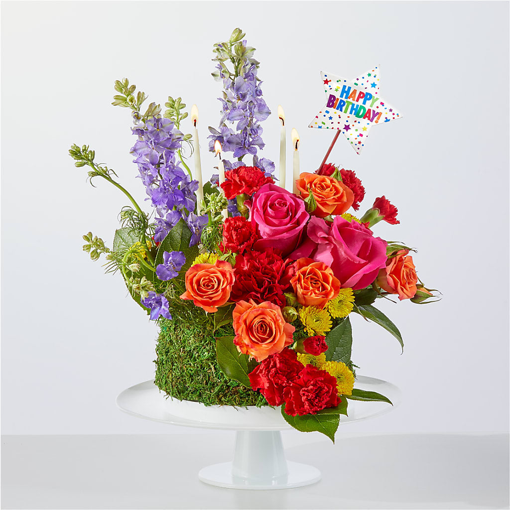 Best Year Yet Floral Cake – Eventos Galindo, Chicago IL