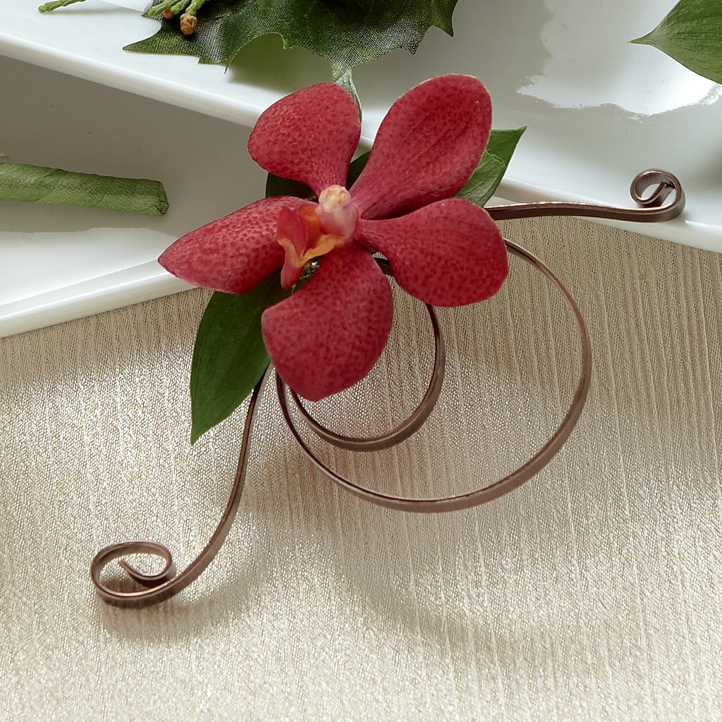 Red Mokara Boutonniere – Eventos Galindo, Chicago IL