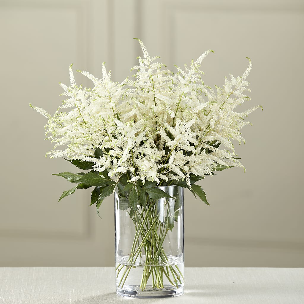 White Astilbe Bouquet – Eventos Galindo, Chicago IL