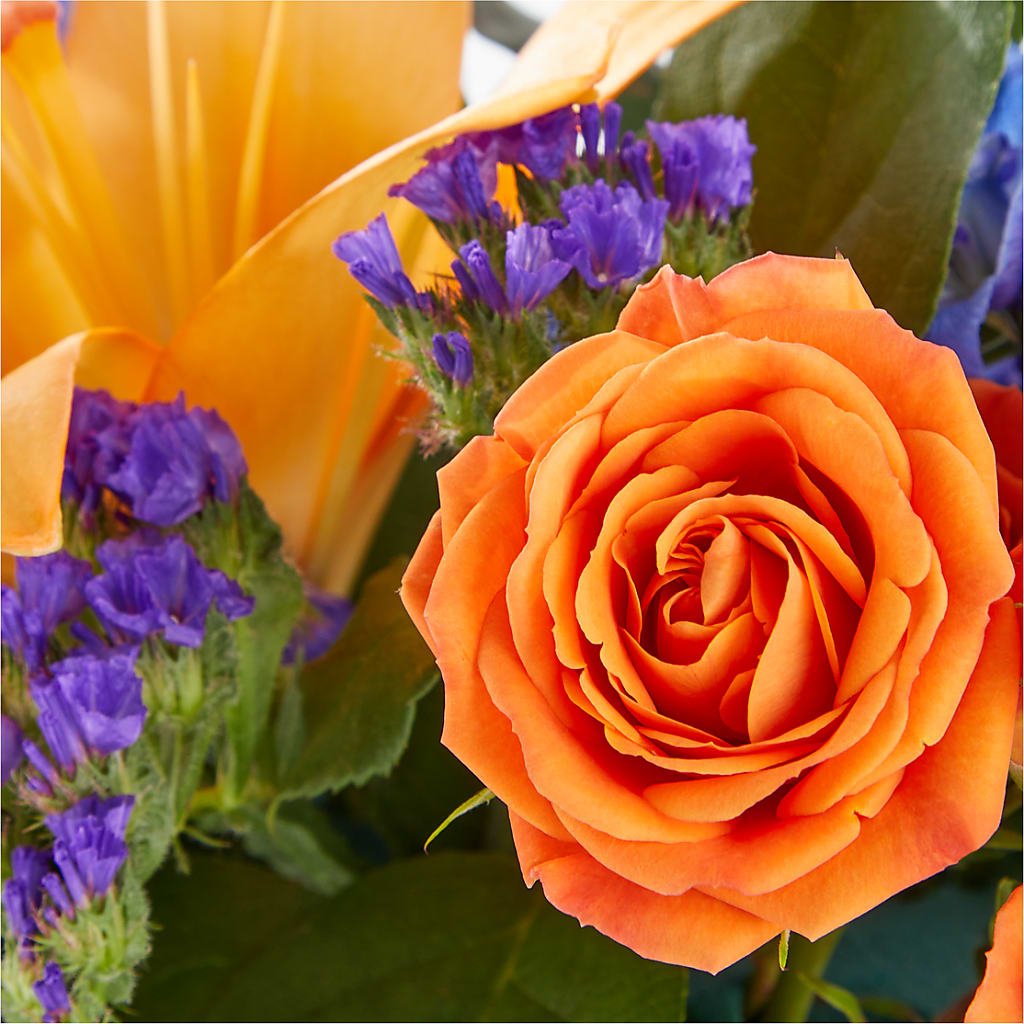Radiant Citrus Box Bouquet –  Eventos Galindo, Chicago IL