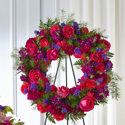 Calming Colors Wreath –  Eventos Galindo, Chicago IL
