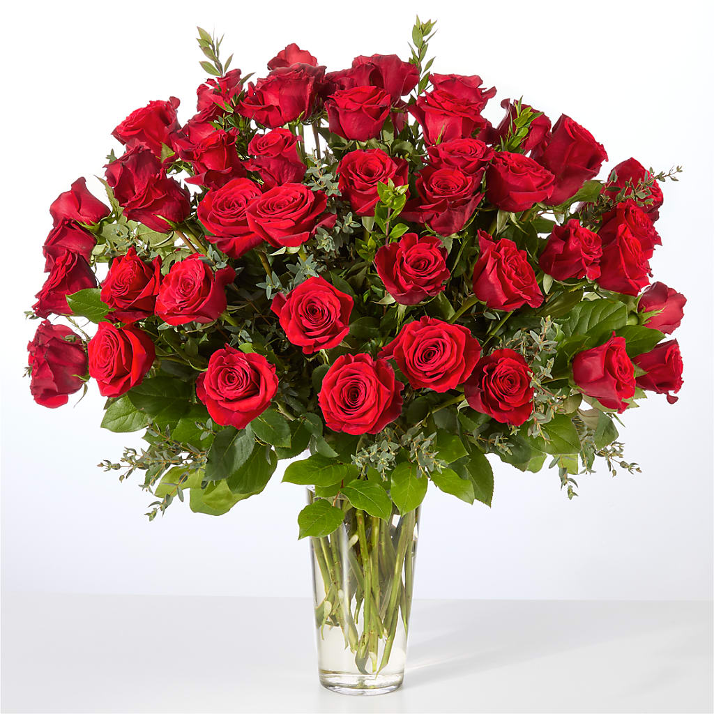 Forever Yours Fifty Stem Red Rose Bouquet –  Eventos Galindo, Chicago IL