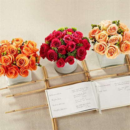 Dawn Rose Centerpiece –  Eventos Galindo, Chicago IL